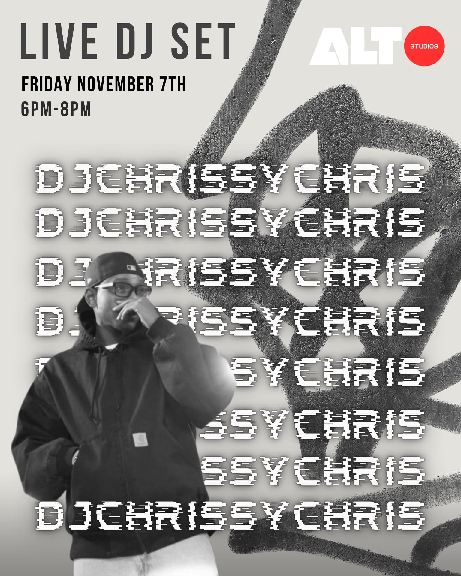 DJ Chrissy Chris — original event flyer