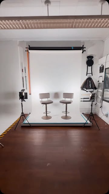 Inside the studio